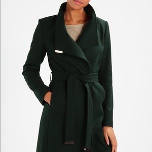 Ted Baker Green Kikiie Coat size 0